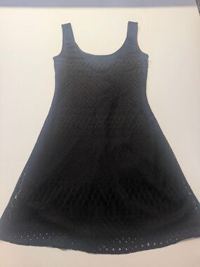 Cache Day Black Knit Tank Dress